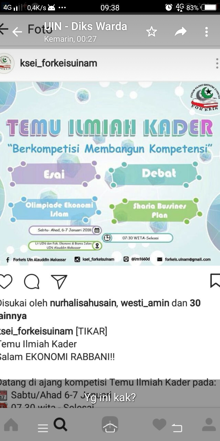 Gambar Tiga Orang Tim Ibnu Taimiyah Raih Juara 1 Olimpiade Ekonomi Islam antar Kader